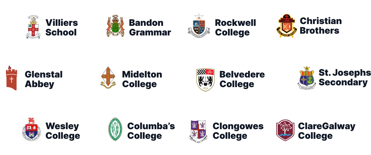 A collection of partner schools with SimpleStudy.